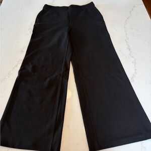 SPANX Black Leggings with Red Brand Tag